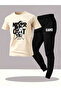 Never Printed Oversized Lower Upper Tracksuit Set