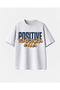 Positive Energy Printed White Tshirt