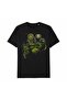 Monster Printed Black T-Shirt