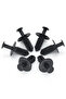 100PCS 50/100PCS Mudguard Bumper Fastener Buckle Fixing Clip Grille Rivet For BMW Mercedes Benz Card - 4