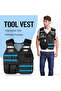 Tool Bag, Tool Vest Electrician, Tool Vest for Carpenters, Tool Vest for Men, Tool Vest for Handy...