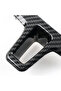For VW Golf 6 MK6 Passat B7 CC Tiguan Jetta Sharan Caddy Car Accessories ABS Carbon Fiber Steerin... - 3