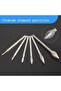 Diamond Grinding Burr, Olive Shape Stone Carving Bits For Rotary Tool (11 Pcs) - 4