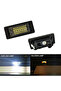 مصباحان LED أبيضان 6000 كلفن للوحة ترخيص السيارة، ملحقات سيارات لسيارات BMW E46 X5 E70 X6 E71 E7 - 7