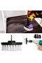 4 Inch Soft Drill Polishing Brush Attachment For Car Home Cleaning Wheel Hub Carpet Leather Power... - 8