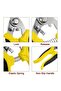 1pcs Industrial Scissors 8 Inch Multi-Purpose Shears Stainless Steel Blades with Orange Black Han... - 5
