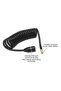 Car Air Pump Hose 9.84ft PS20 Female Plug Inflator Extension Tube for American Tire Nozzle Car Mo... - 3