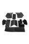 black Roof Leak Repair Kit Hard Top Seal Leak Repair Kit Foam Blocker Sealing Repair Set For Jeep Wr - 3
