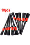 BLACK10 10pcs Detailing Brush Set Car Brushes Car Detailing Brush For Auto Cleaning Dashboard Air Ou