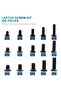 450Pcs Countersunk Flat Head Phillips Mini Black Cross KM Screws Laptop Computer Screw Accessori... - 2