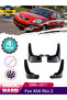 4 PCS Car Mud Flaps for KIA Rio 2 JB Sedan Saloon 2006~2011 2009 Mudguard Splash Guards Fender Mu... - 8