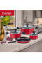 Value Pack Non-Stick Cookware sets 9 Pcs PR 22430 - Red - 2