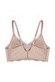 Non-wired Laser Cut Detailed Low-Cut Crossed Tulle Piece Stitch-Free Bra Set - 3