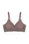 Non-wired Laser Cut Detailed Low-Cut Crossed Tulle Piece Stitch-Free Bra Set