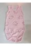 Girl Boy Child Baby Sleeveless Strappy Snap Fastener Bodysuit-Badi 100% Organic Cotton 3.5-4-5-6 Years Old - 5
