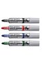 Maxiflo Broad Bullet Point Liquid Ink Dry Wipe Marker, 4 Pcs - 6