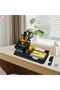 Black Office Supplies for Desk, 17Pcs Desk Organizers and Accessories - 8