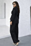 Scarf Double Set N2671 Black - 3
