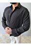 Regular Fit Striped Modal Fabric Shirt