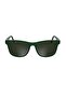 L 6054S 301 55 Unisex Rectangular Green Bone Sunglasses - 2