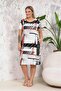 Women's Cycling Collar Pocketed Plus Size Dress Dpa046 - 4