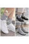 Cotton Women's Non-Elastic Gray Socks Stitch-Free Premium Socks 3-Pack / Non-Marking / Non-Tightening Socks - 2