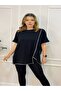 Tunic with Silvery Trim Detail - 7