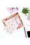 Flower Concept Weekly Planner Block Note 25X21 cm