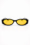 Rio Uv400 Black Frame Orange Glass Protected Women's Sunglasses - 2