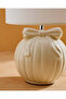 Cream Bow Table Lamp – 35.5cm Height - 4