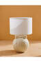Cream Bow Table Lamp – 35.5cm Height - 2