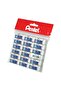 Hi-Polymer Eraser, 18 Pcs, White/Blue/Red - 7