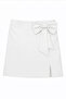 Girl's Bowknot White Skirt 23 April 29 October Performance Outfit - 2