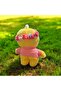 Lalafanfan Duck Plush 30 cm - Soft Yellow Duck Figure Gift with Accessories Including Glasses and Headband - 6