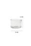 Glass Storage Jar with Vacuum White Lid Dry Food Container 365 ml - 7