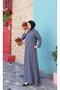Jacket Buttoned Gilet Dress Gray Hnt8590 - 5