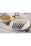 Modern Gold Color Stainless Steel Dinner Forks Set of 6,Matte Black Strappy Premium Dinner Forks Set - 4
