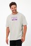 Unisex Oversized Embroidered Gengar Anime Character Design 100% Cotton Piece T-Shirt - 2