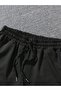 3-Piece California Printed Combed Cotton Men's Shorts (Black-Navy Blue-Grey) - 6