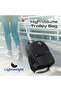 15.6-Inch Laptop Bag with Telescoping Handle, Back Straps, Wheels and Water Resistance - 2