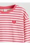Alita City Lcw Kids Pink Striped Standard & Regular Girls' T-Shirt with a Difference - 2