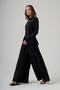 Staple Detail Jacket Pants Skirt Suit 1049 Black - 3