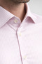 Men's Slim Pink Ç Striped P Cotton U Classic Cut Long Sleeve Office Shirt - 3