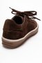 Melle Brown Suede Genuine Leather Women's Casual Sports Shoes - 5