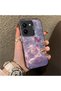 Vivo Y36 5g Compatible Butterfly Patterned Silicone Edge Hard Back Anti-Fall Phone Case