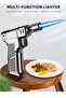 Multi-Use Portable Windproof Refillable Torch Lighter, 360° (Golden) - 2
