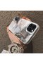 iPhone 12 Pro Max Compatible Silicone Edge Hard Back Anti-Fall Butterfly Patterned Phone Case - 3