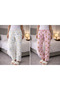2-Piece Women's 100% Cotton Pajama Bottoms Combed Cotton Single Jersey Relax Fit Double Set - 4