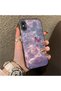 iPhone X Compatible Butterfly Patterned Silicone Edge Hard Back Anti-Fall Phone Case