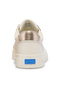 Women's Pursuit Lace Up Leather Casual Sneaker Beige - 2
